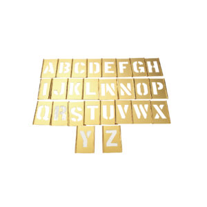 45Pcs Brass Stencils Set